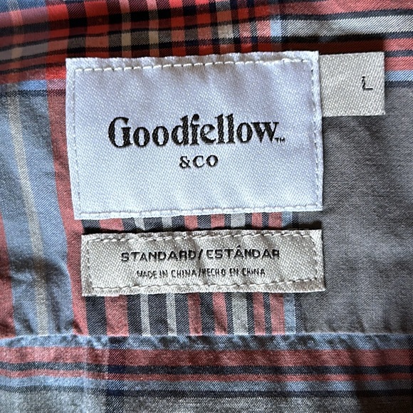 Goodfellow & Co large plaid shirt - Picture 3 of 4